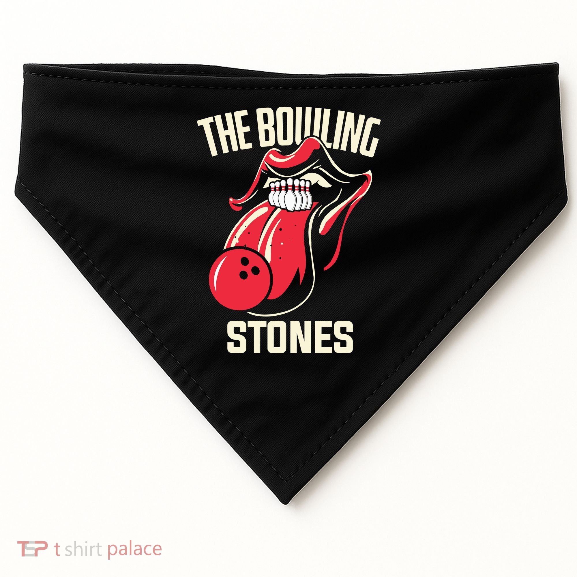 The Bowling Stones Bowling USA-Made Doggie Bandana
