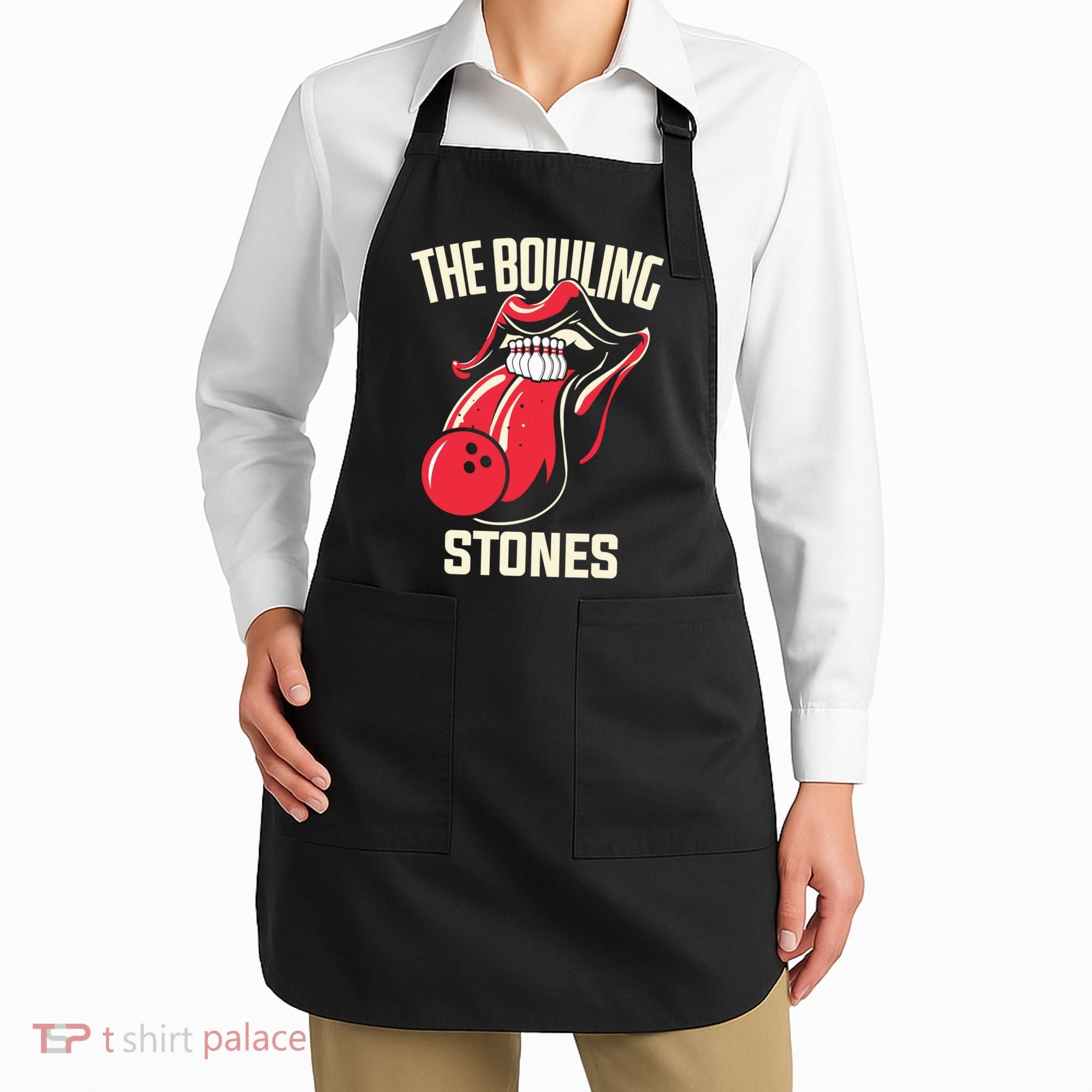 The Bowling Stones Bowling Apron