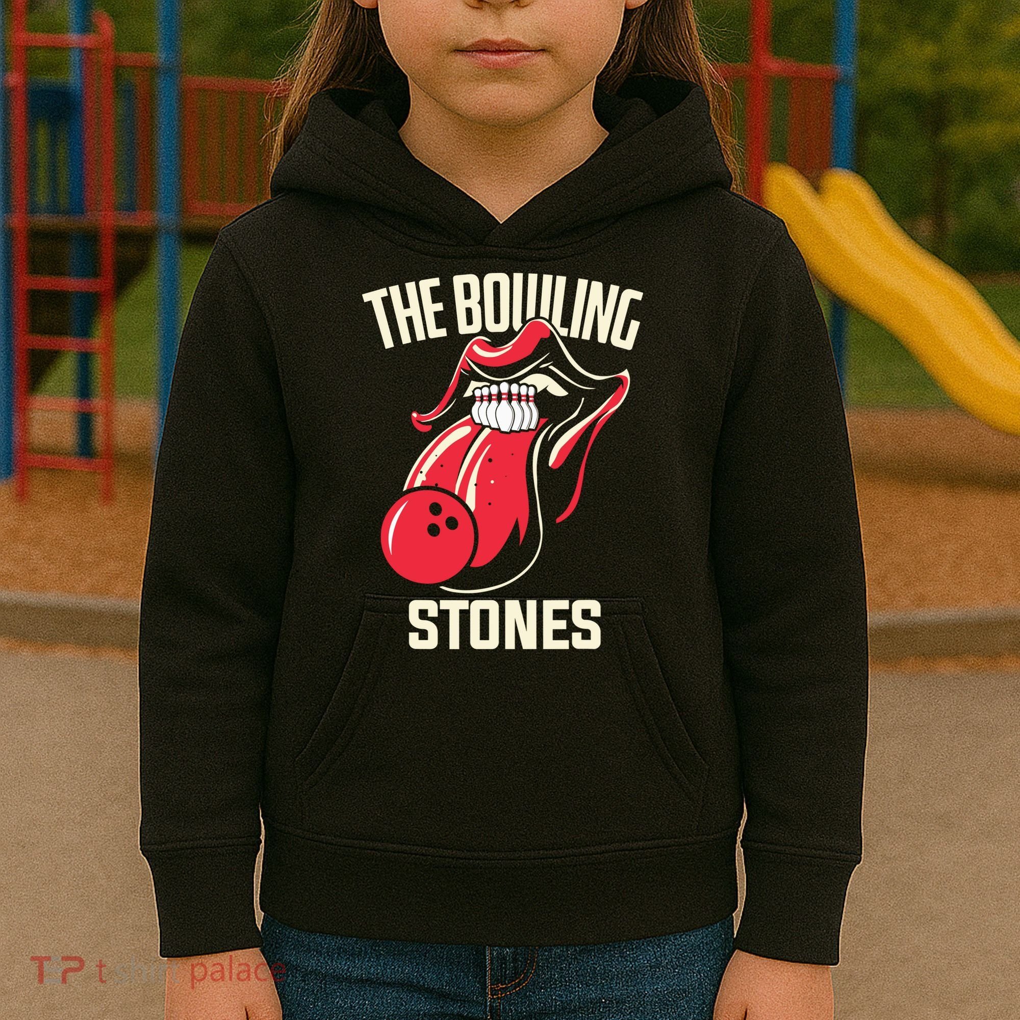 The Bowling Stones Bowling Kids Hoodie