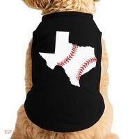 Texas Baseball State Funny Texas Baseball Doggie Tank thumb 0