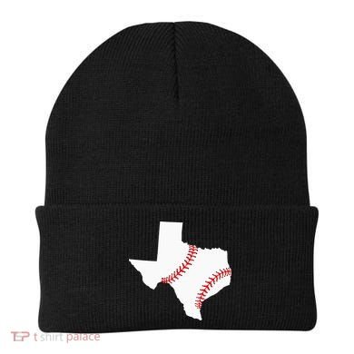 Texas Baseball State Funny Texas Baseball Beanie