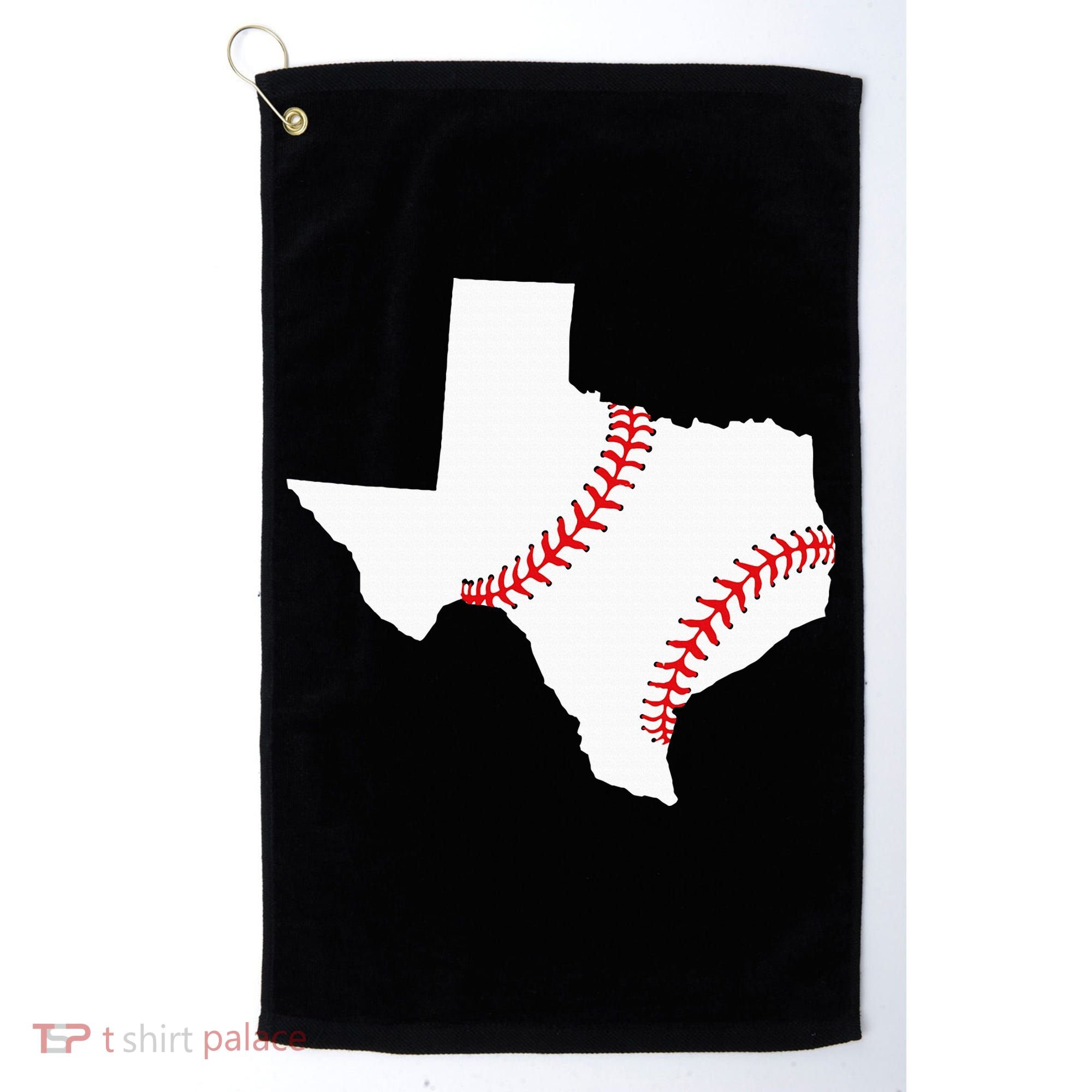 Texas Baseball State Funny Texas Baseball Golf Towel