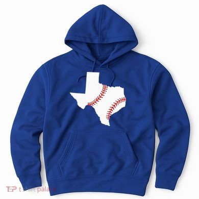 Texas Baseball State Funny Texas Baseball Hoodie