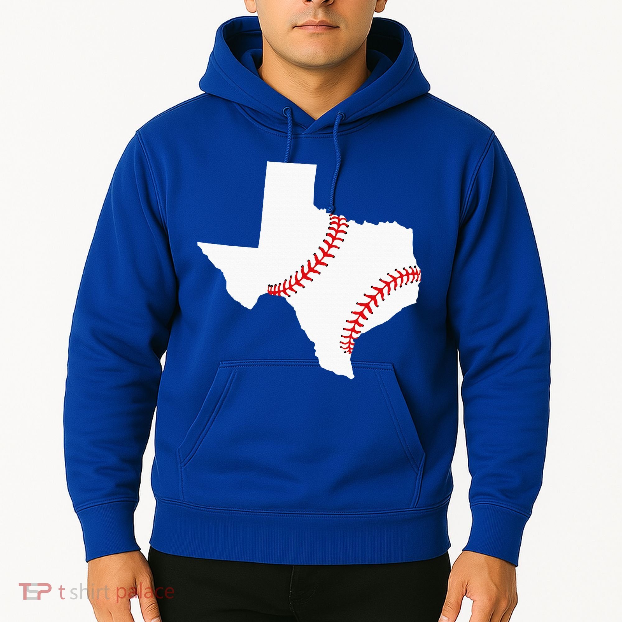 Texas Baseball State Funny Texas Baseball Hoodie