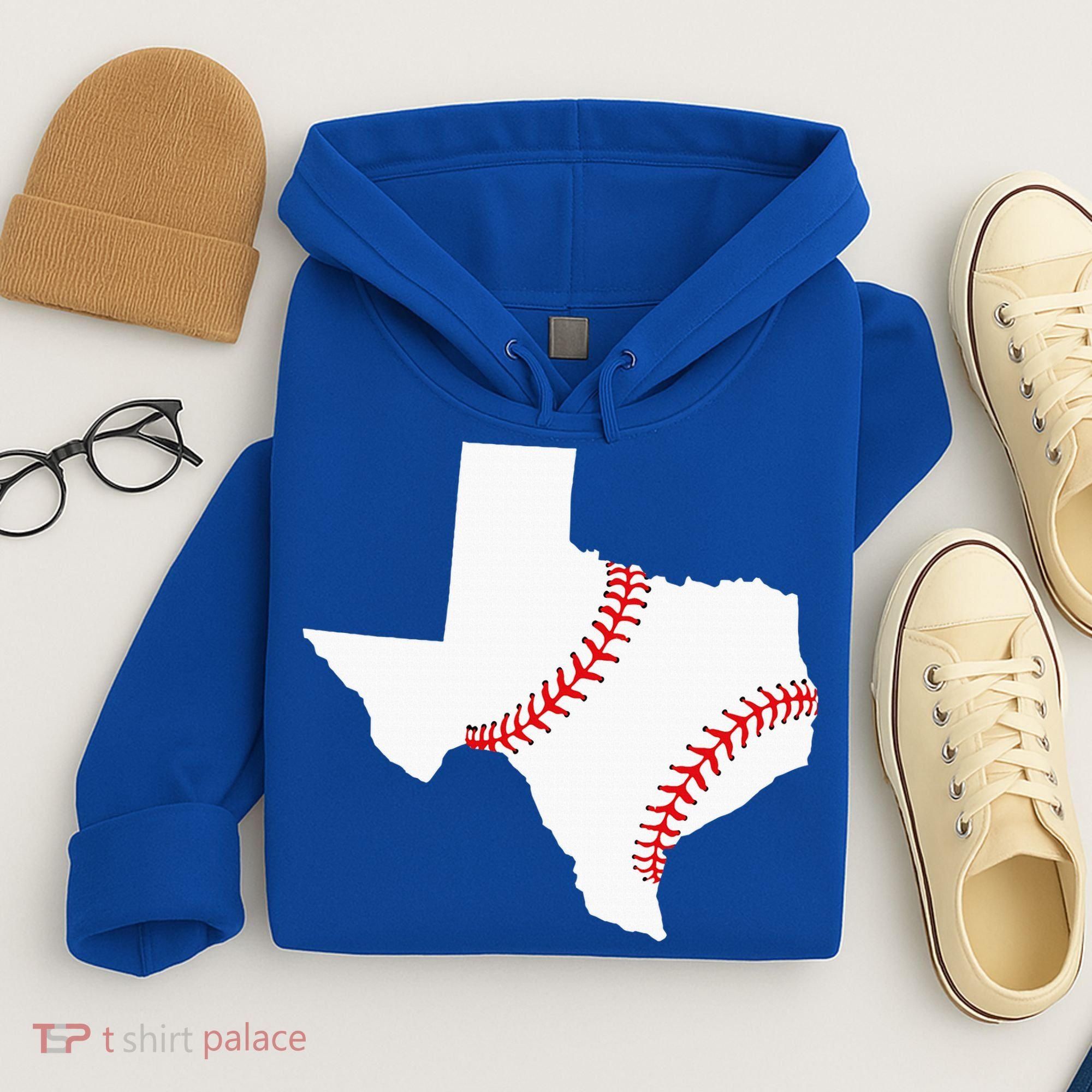 Texas Baseball State Funny Texas Baseball Hoodie