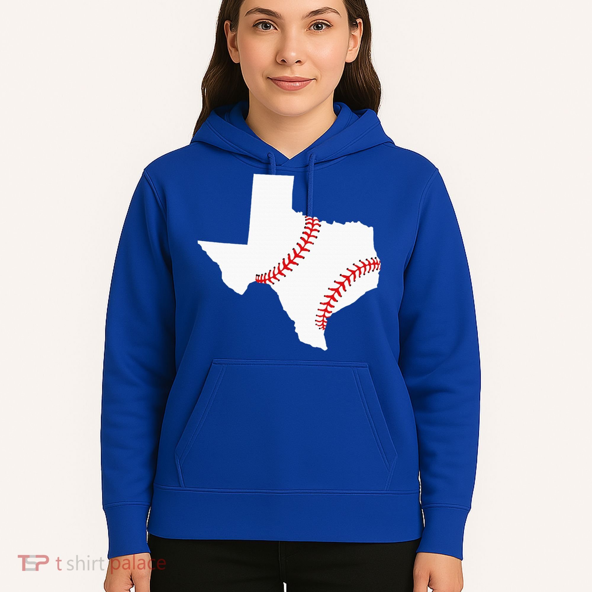 Texas Baseball State Funny Texas Baseball Hoodie