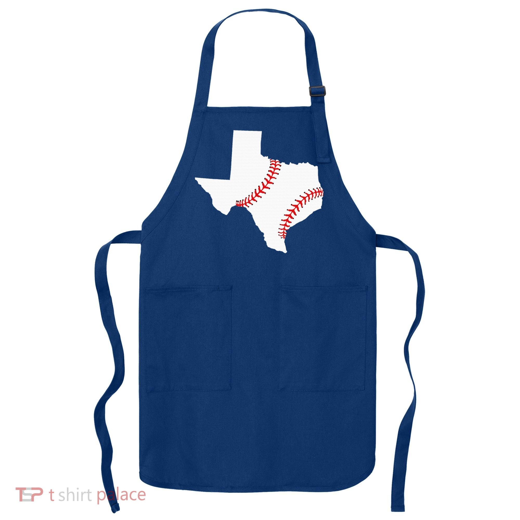 Texas Baseball State Funny Texas Baseball Apron