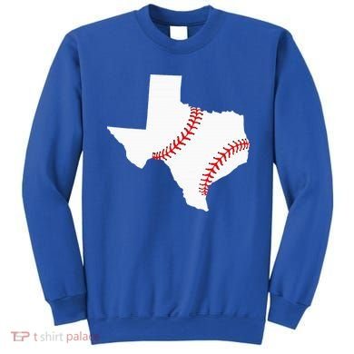 Texas Baseball State Funny Texas Baseball Sweatshirt