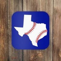 Texas Baseball State Funny Texas Baseball Coaster thumb 0