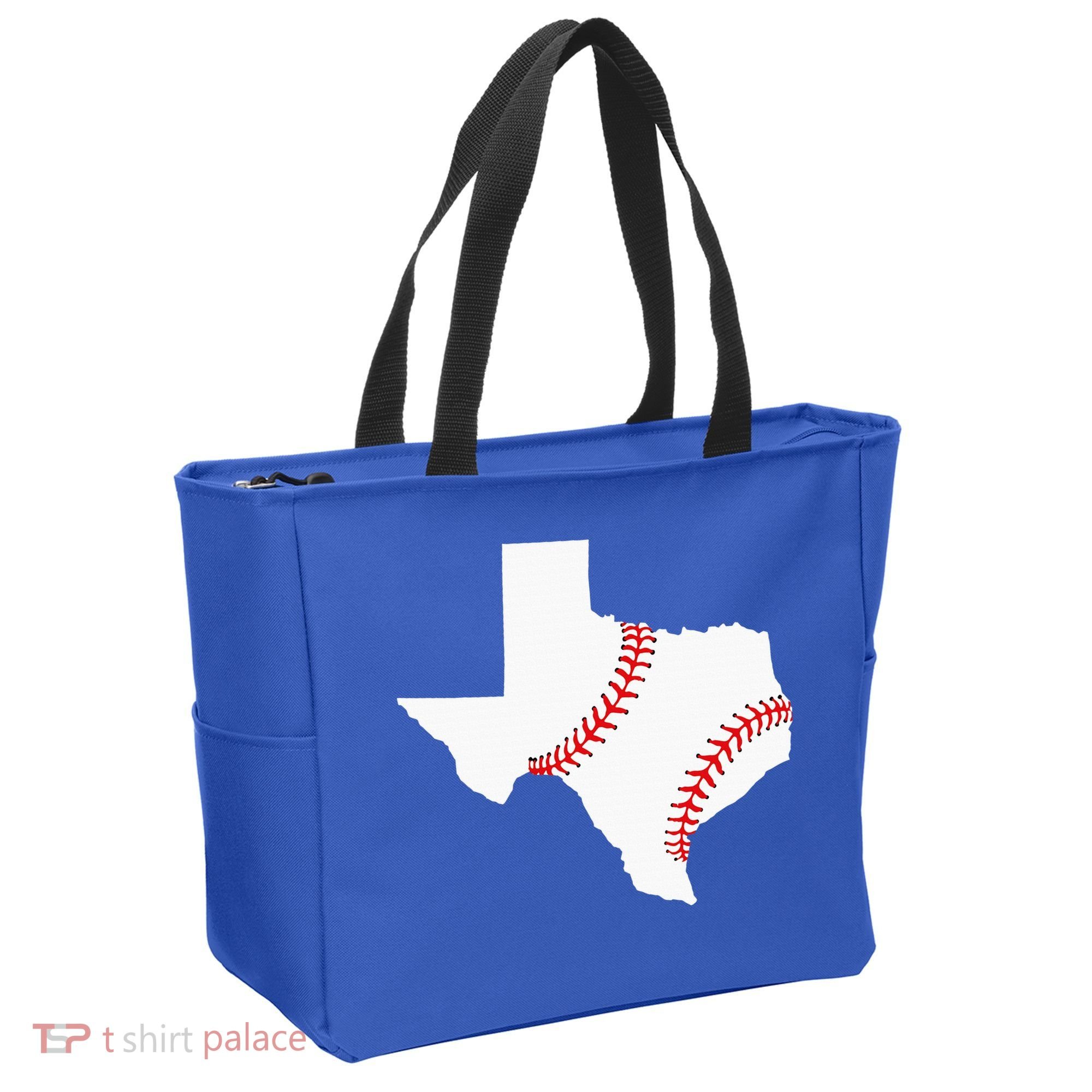 Texas Baseball State Funny Texas Baseball Tote Bag