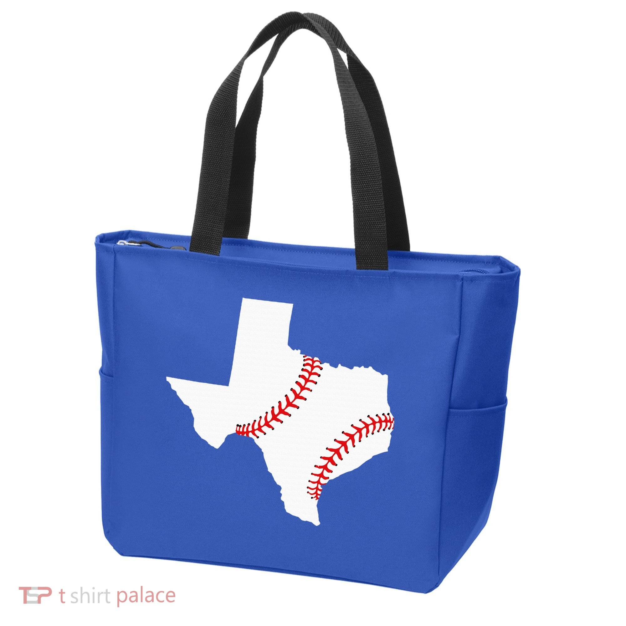 Texas Baseball State Funny Texas Baseball Tote Bag