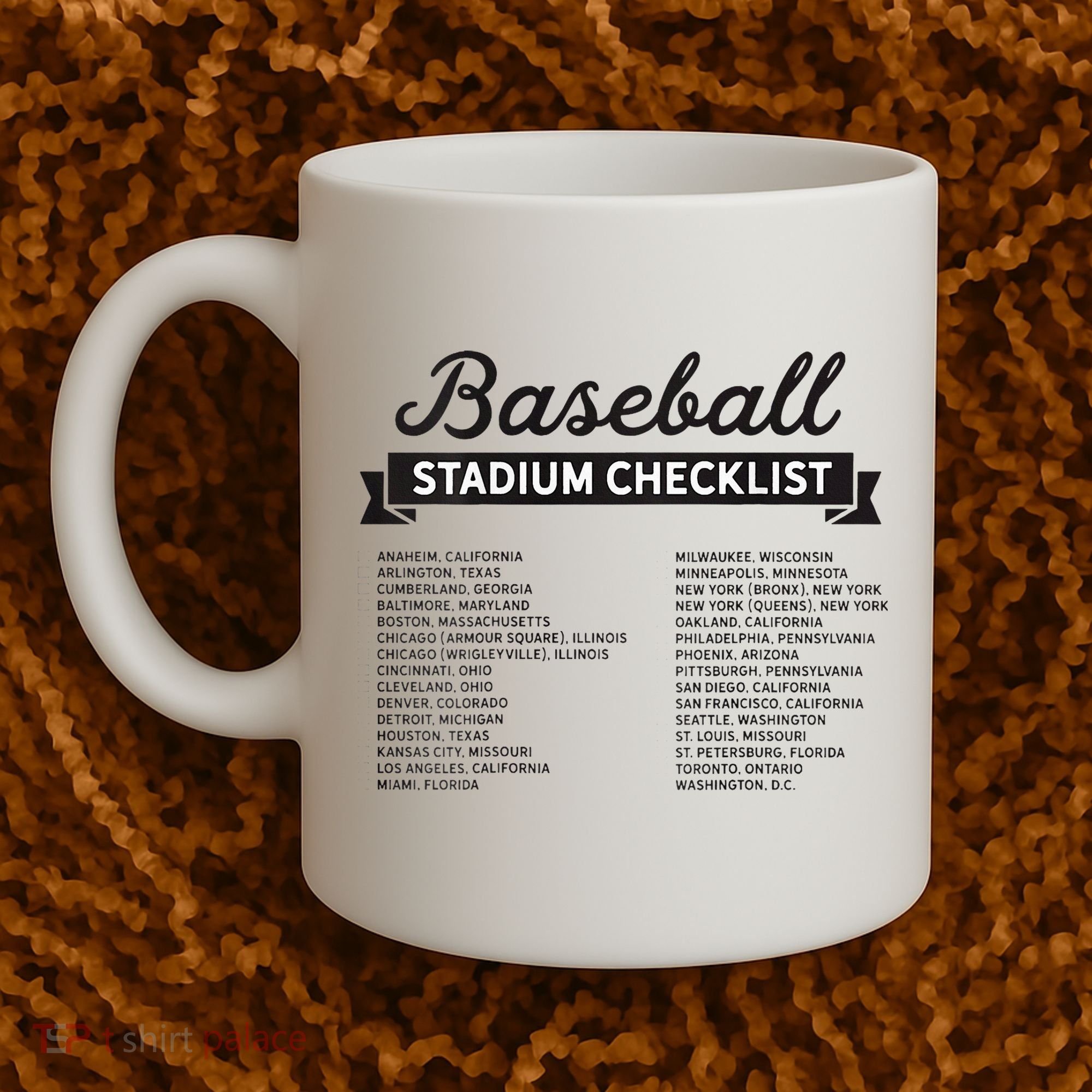 The Baseball Stadium Quest Coffee Mug