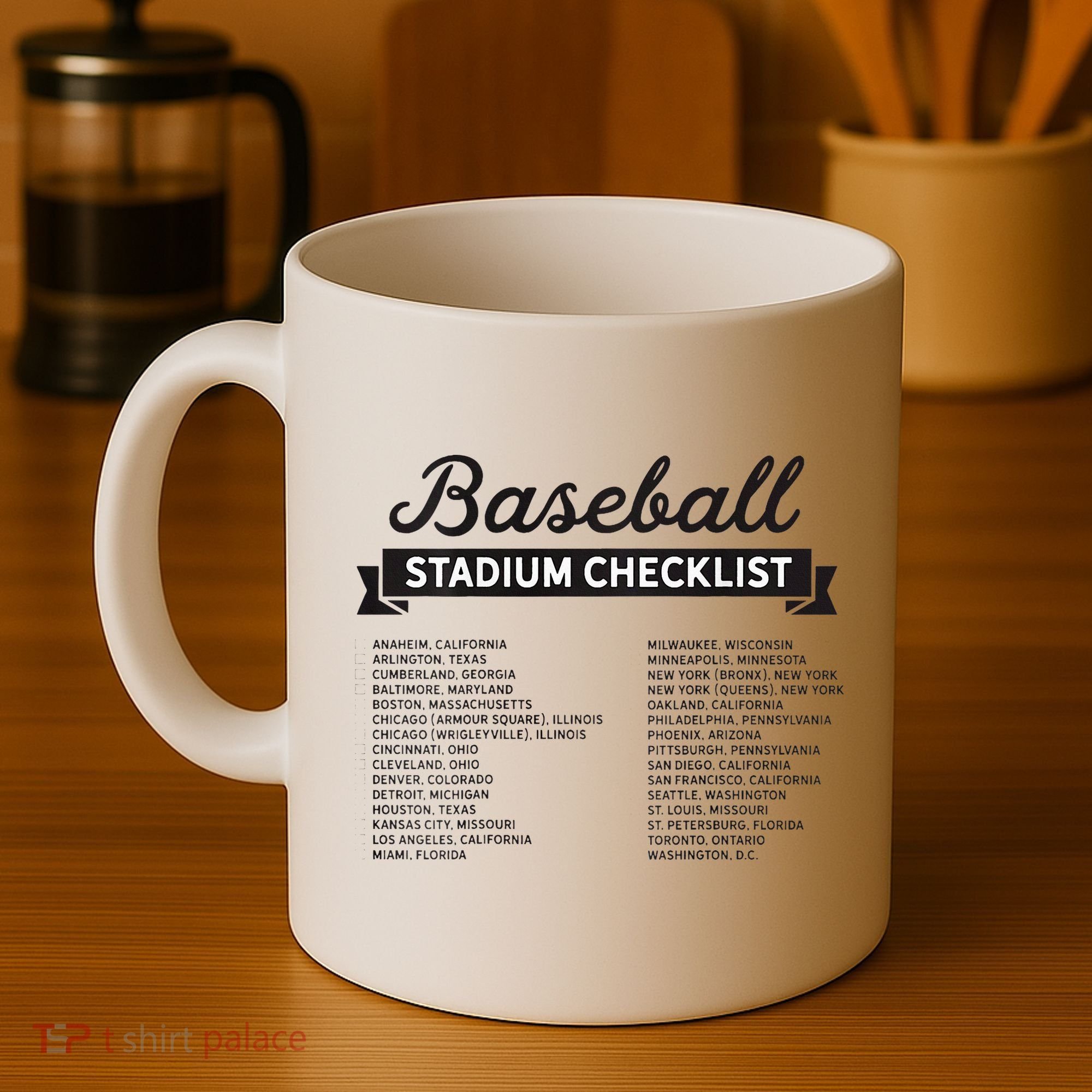 The Baseball Stadium Quest Coffee Mug