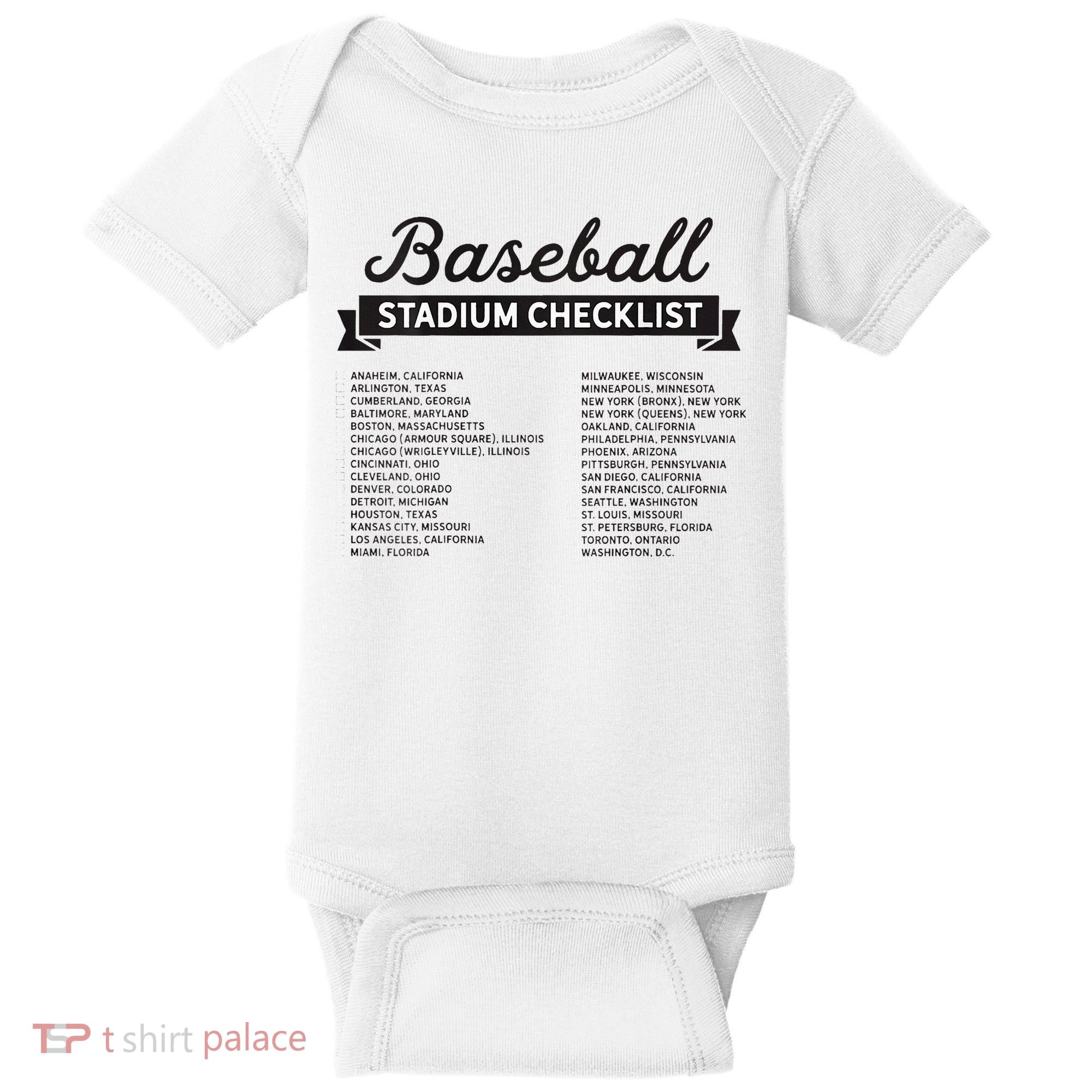 The Baseball Stadium Quest Baby Bodysuit