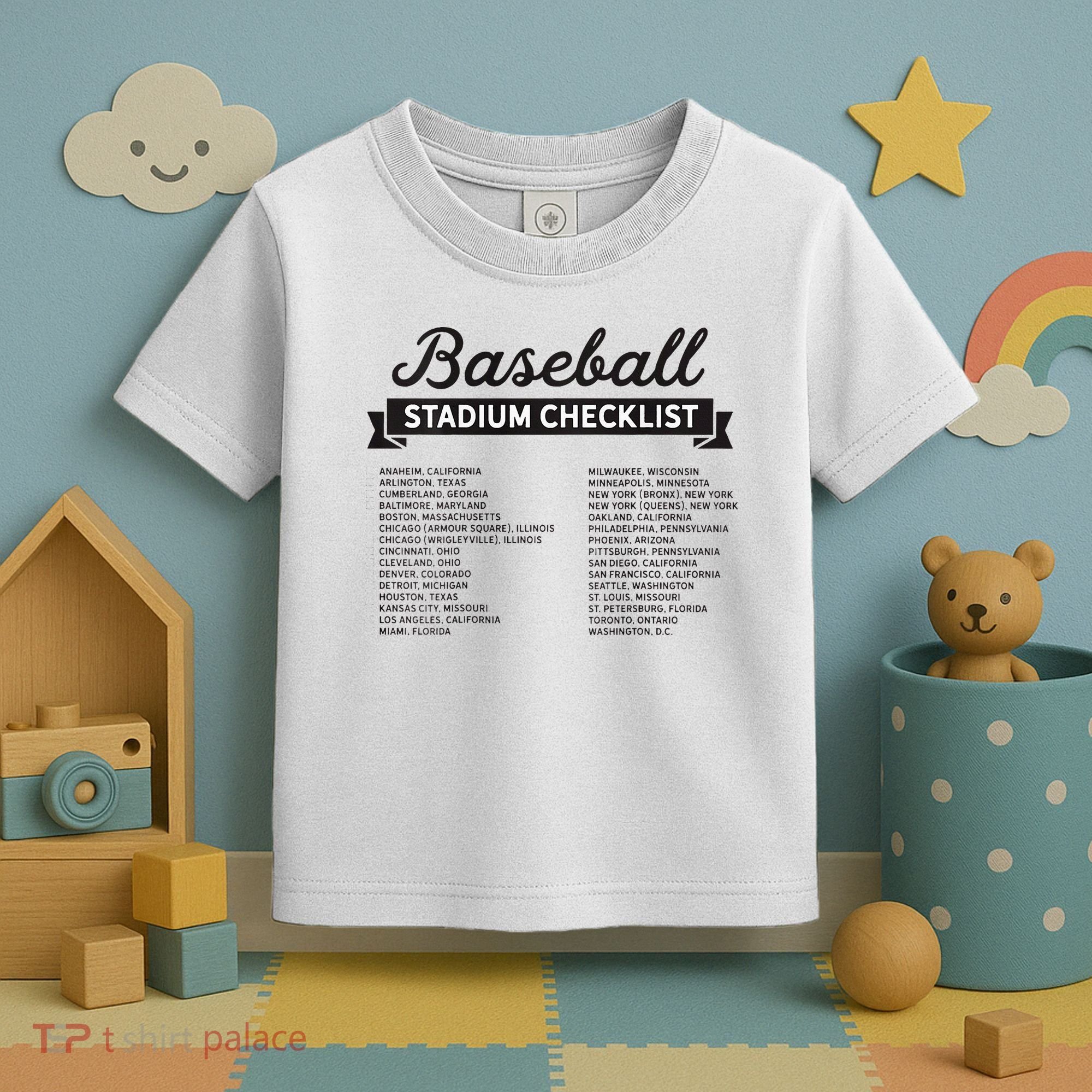 The Baseball Stadium Quest Toddler T-Shirt