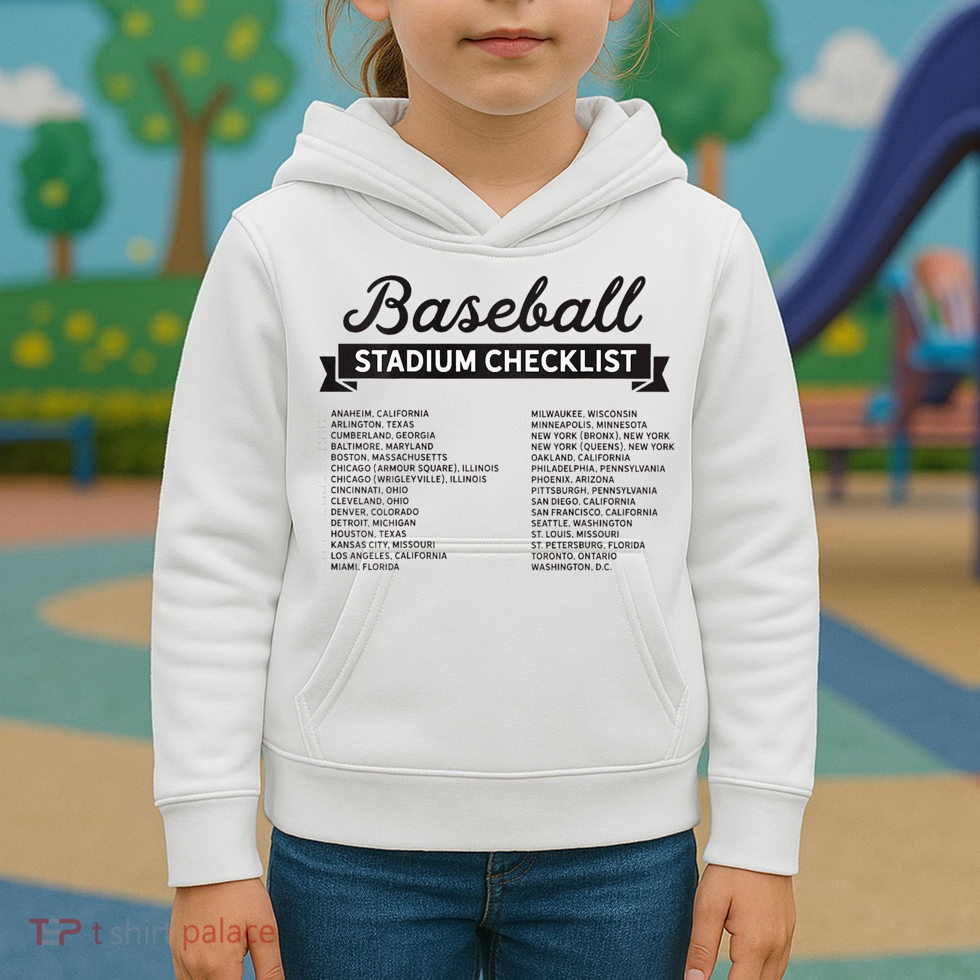 The Baseball Stadium Quest Kids Hoodie