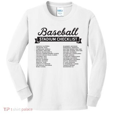 The Baseball Stadium Quest Kids Long Sleeve Shirt