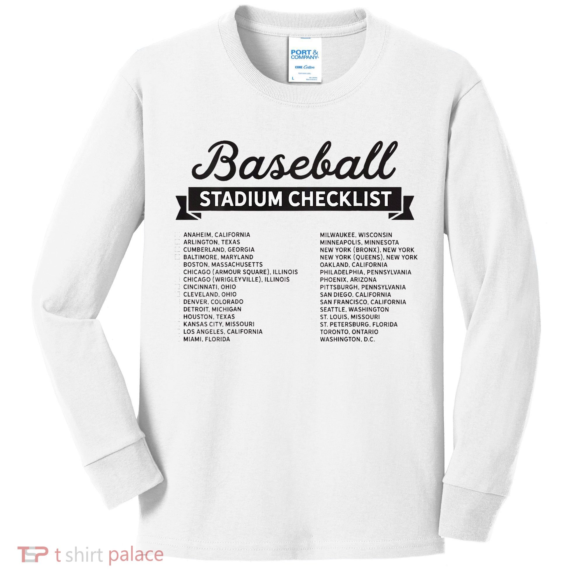 The Baseball Stadium Quest Kids Long Sleeve Shirt