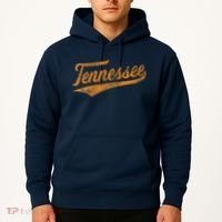 Tennessee Baseball Sports Script Cursive Flag Swoosh Retro Hoodie thumb 2