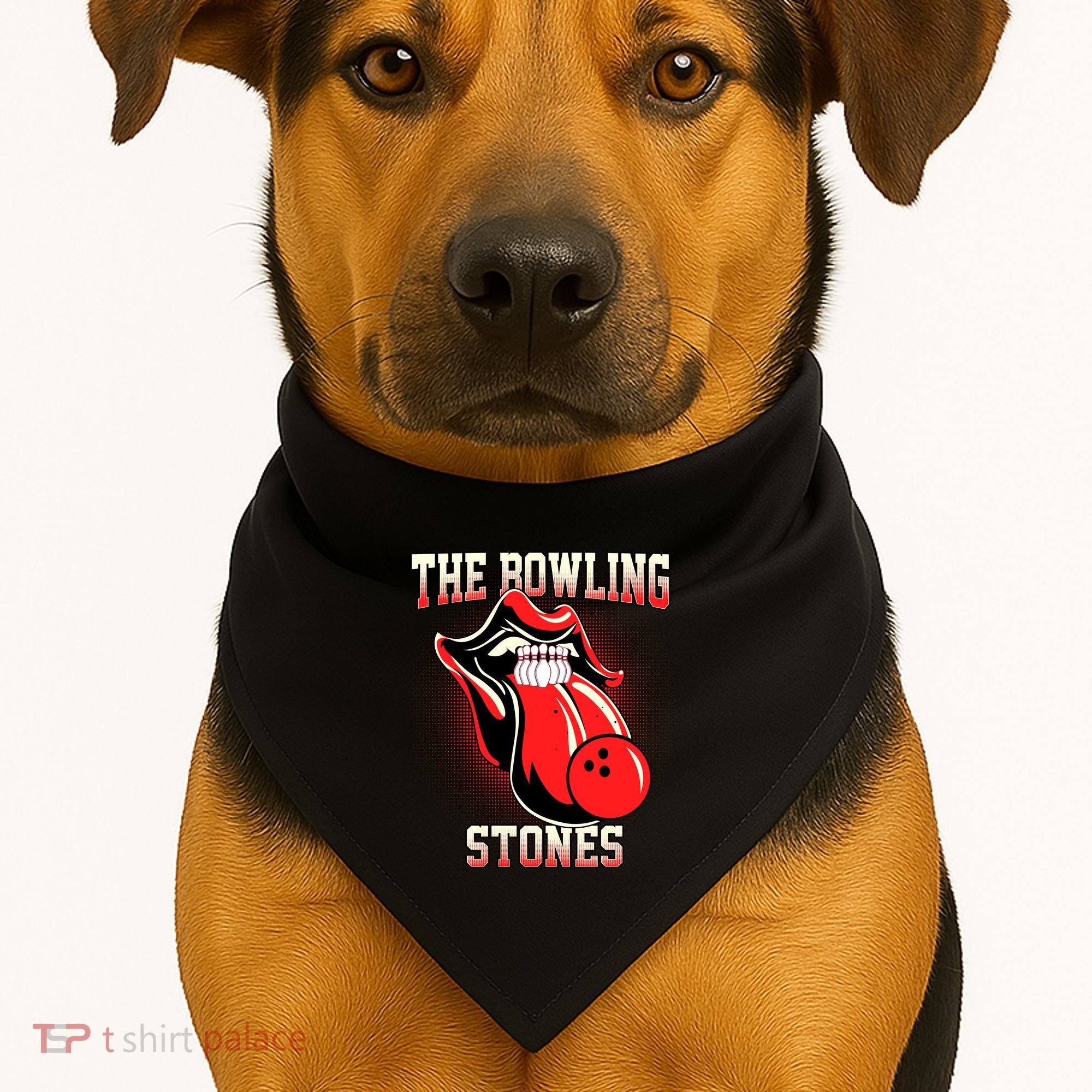 The Bowling Stones USA-Made Doggie Bandana