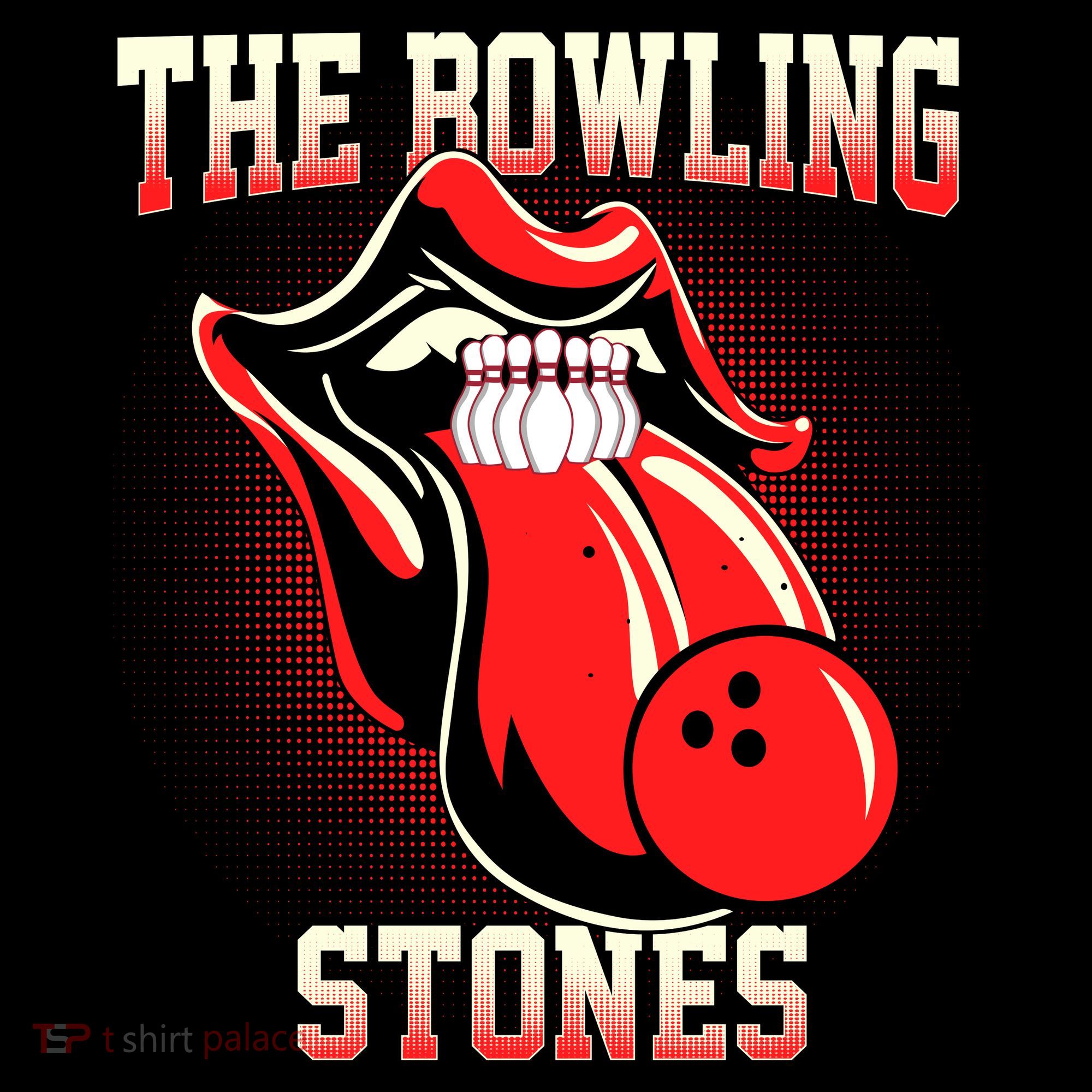 The Bowling Stones USA-Made Doggie Bandana