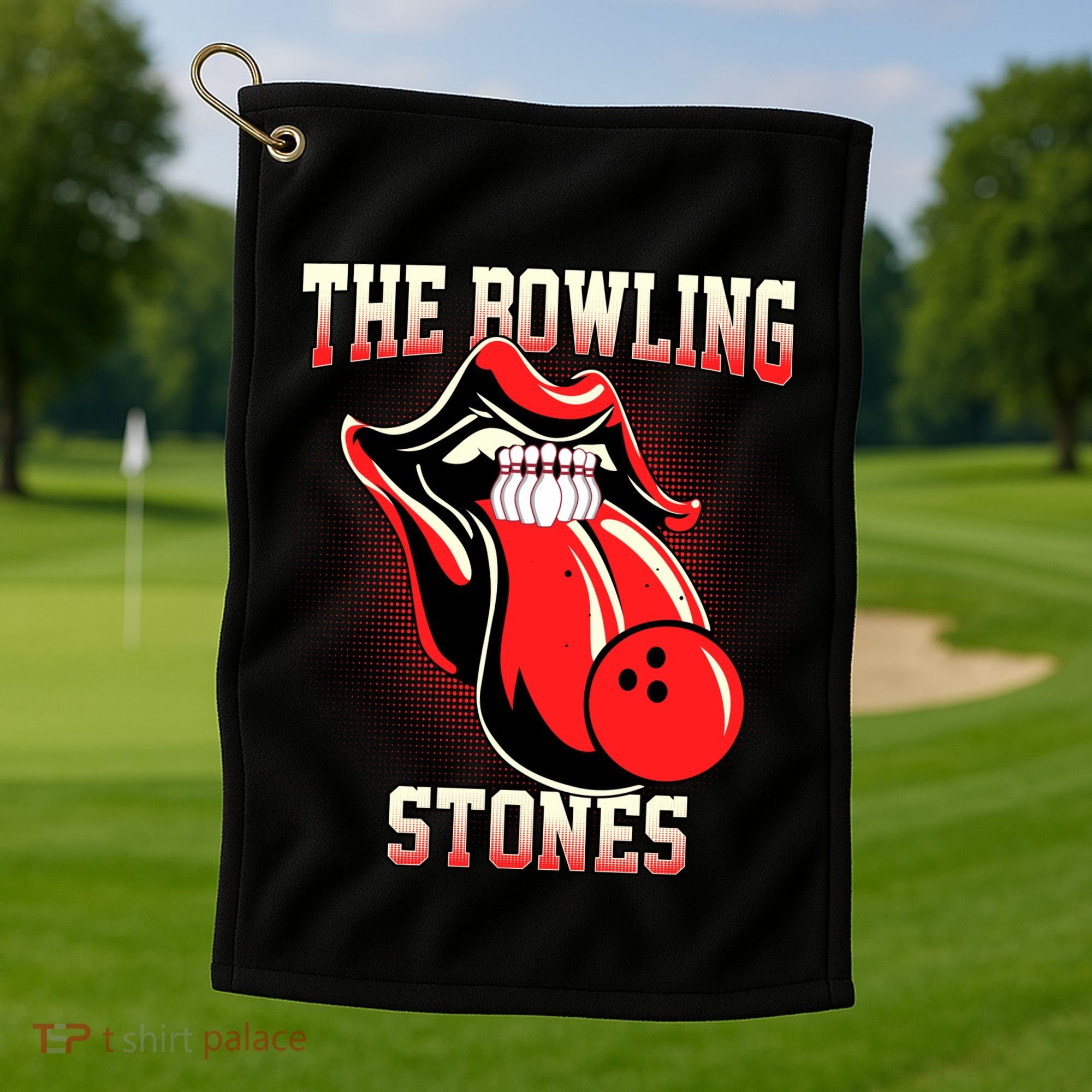 The Bowling Stones Golf Towel