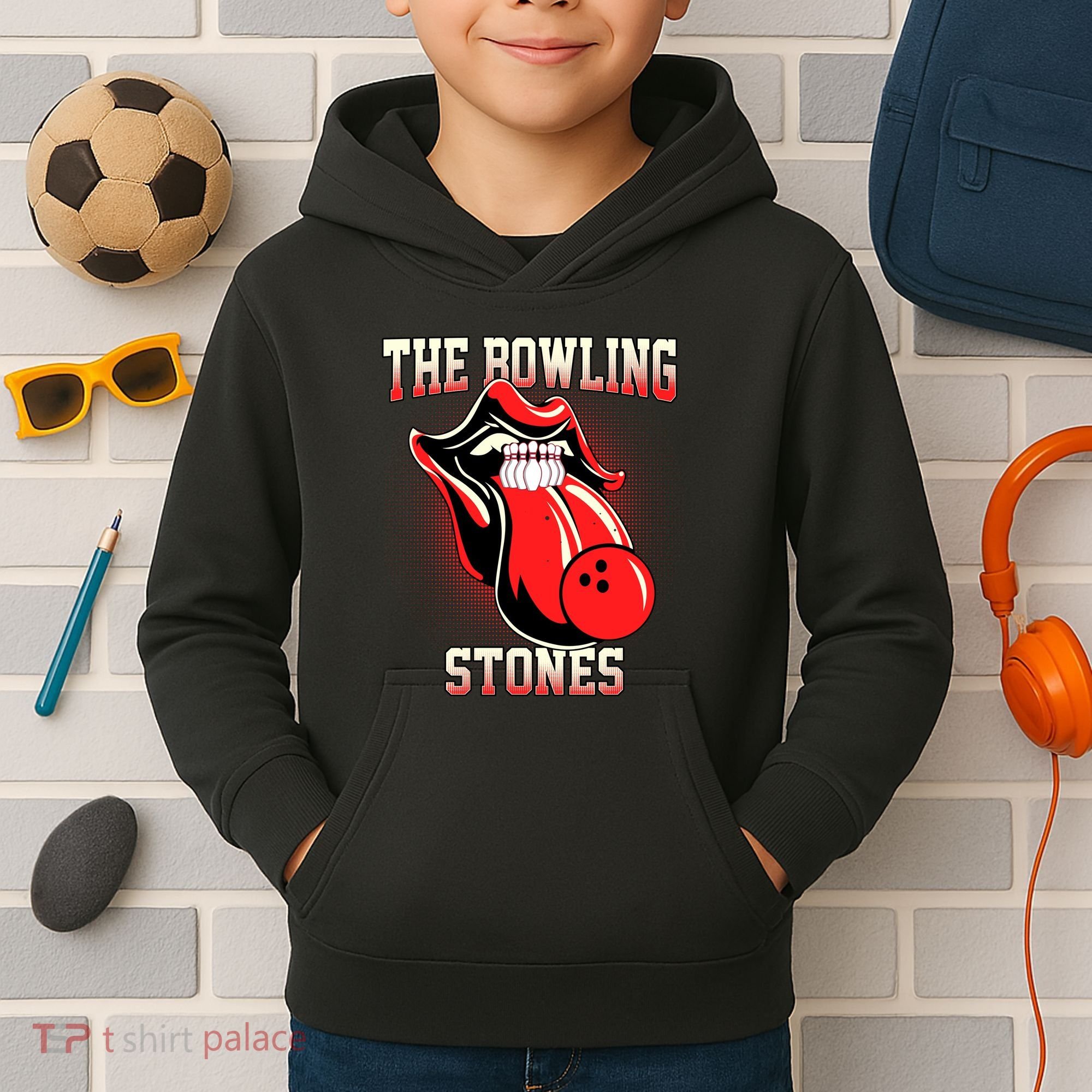 The Bowling Stones Kids Hoodie