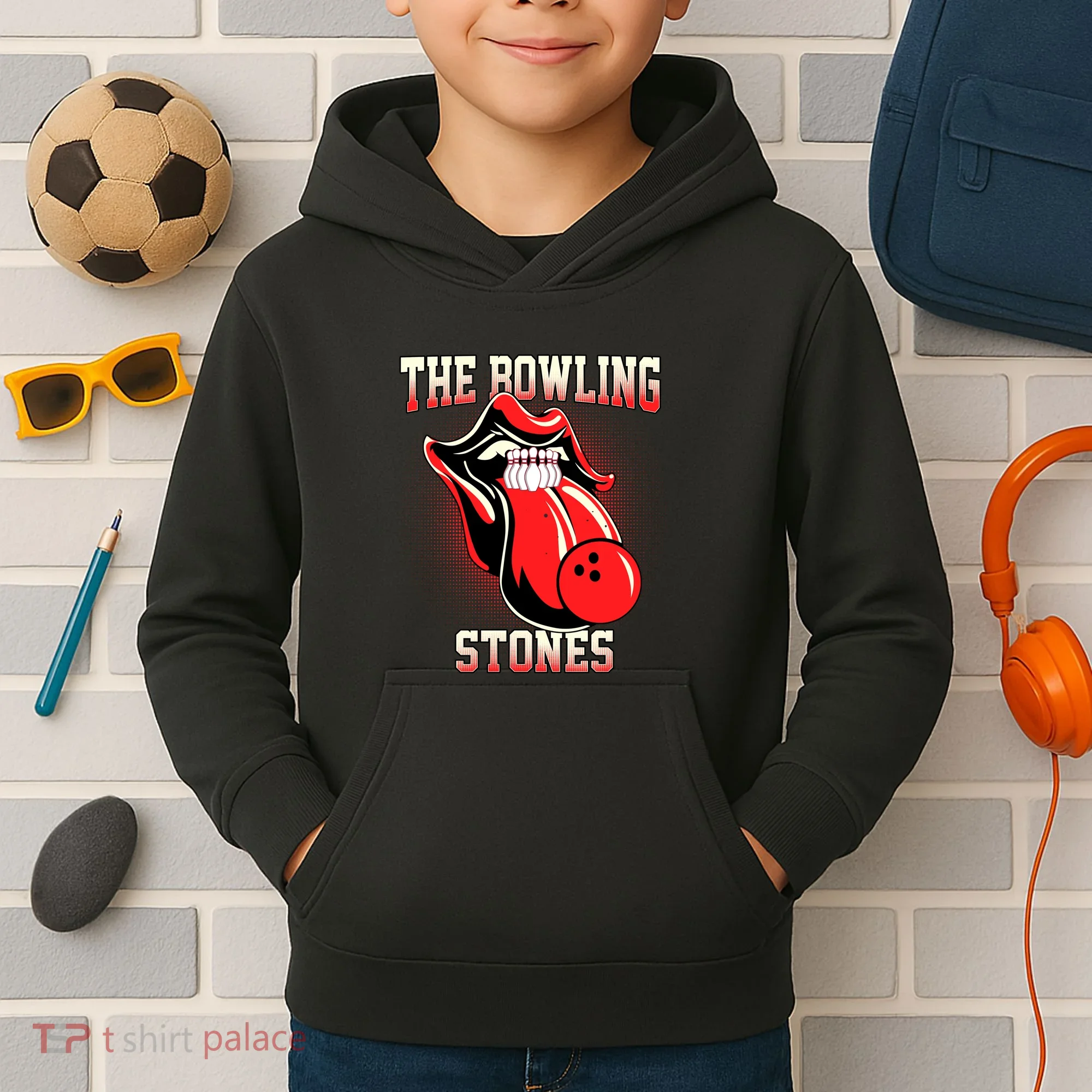 The Bowling Stones Kids Hoodie