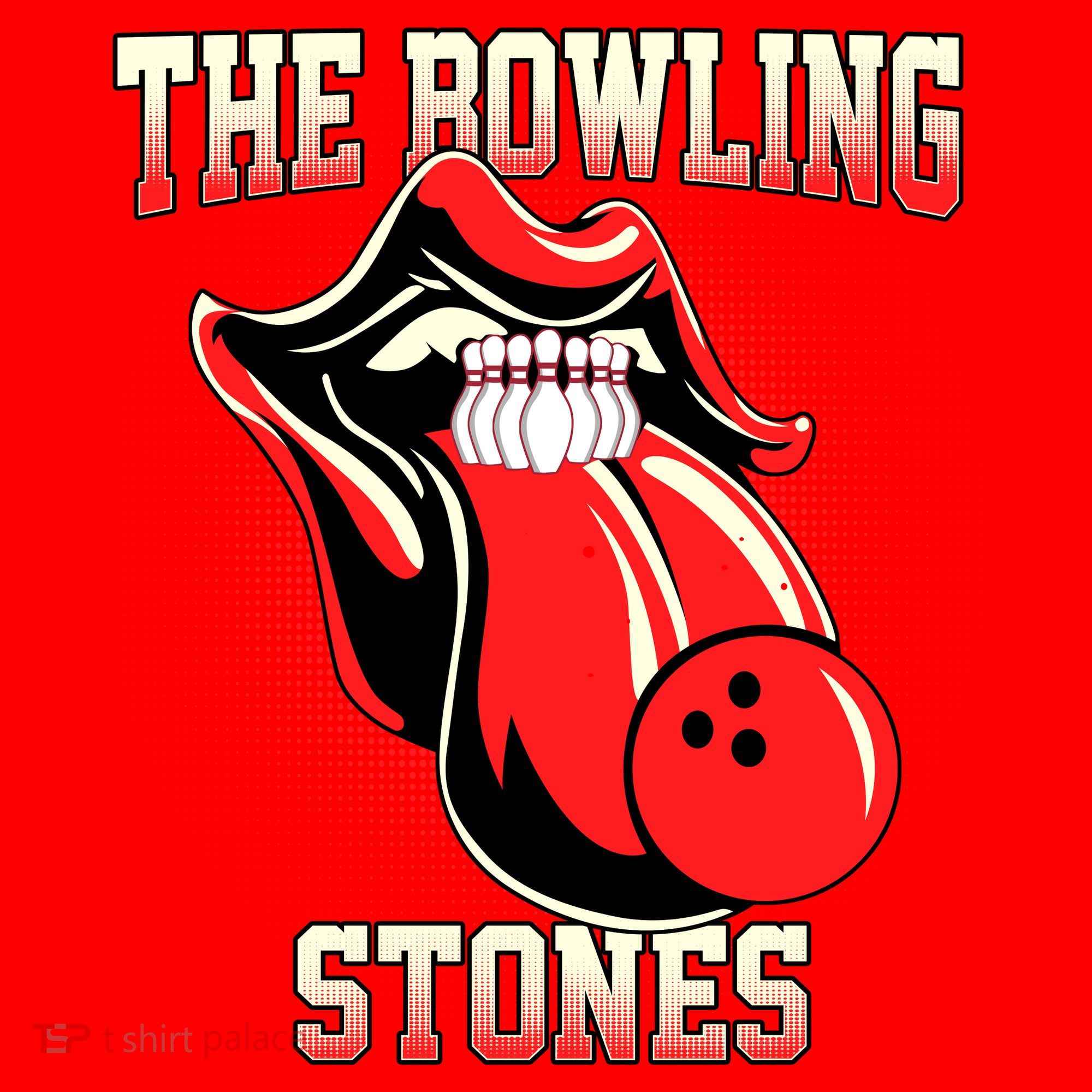 The Bowling Stones Santa Hat