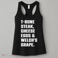 T Bone Steak Cheese Eggs And Welchs Grape Women's Tank Top thumb 3