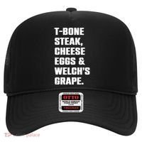 T Bone Steak Cheese Eggs And Welchs Grape Hat thumb 0