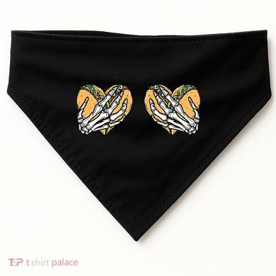 Taco Boobs Skull hands Cinco De Mayo USA-Made Doggie Bandana