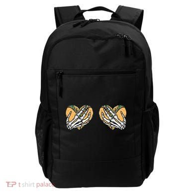 Taco Boobs Skull hands Cinco De Mayo Backpack