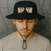 Taco Boobs Skull hands Cinco De Mayo Bucket Hat thumb 2