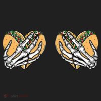 Taco Boobs Skull hands Cinco De Mayo Tumbler thumb 3