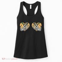 Taco Boobs Skull hands Cinco De Mayo Women's Tank Top thumb 0
