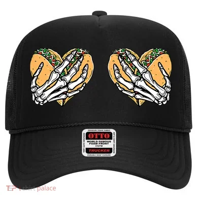 Taco Boobs Skull hands Cinco De Mayo Hat