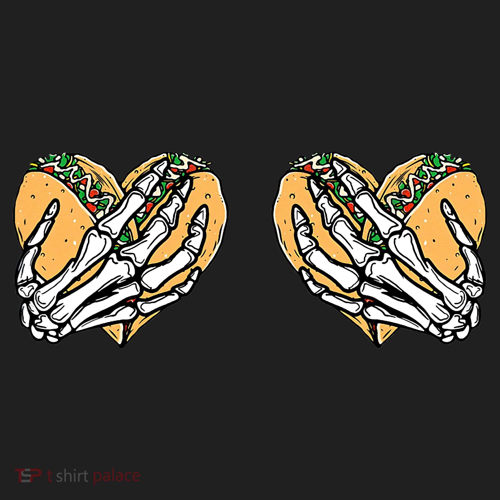 Taco Boobs Skull hands Cinco De Mayo Hat