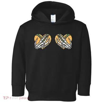 Taco Boobs Skull hands Cinco De Mayo Toddler Hoodie