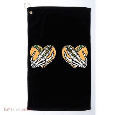 Taco Boobs Skull hands Cinco De Mayo Golf Towel