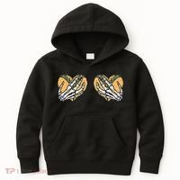 Taco Boobs Skull hands Cinco De Mayo Kids Hoodie thumb 0