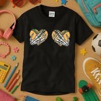 Taco Boobs Skull hands Cinco De Mayo Kids T-Shirt thumb 3