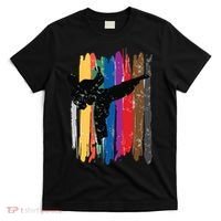 Taekwondo Belts Silhouette Distressed Martial Arts Gift T-Shirt thumb 0