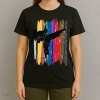 Taekwondo Belts Silhouette Distressed Martial Arts Gift T-Shirt thumb 4