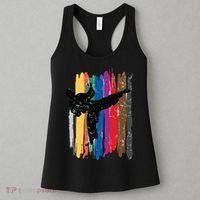 Taekwondo Belts Silhouette Distressed Martial Arts Gift Women's Tank Top thumb 3