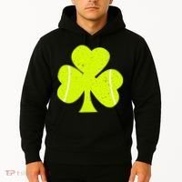 Tennis Ball St Patricks Day Shamrock Hoodie thumb 2