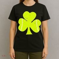 Tennis Ball St Patricks Day Shamrock T-Shirt thumb 4