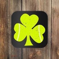 Tennis Ball St Patricks Day Shamrock Coaster thumb 0