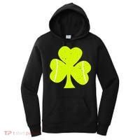 Tennis Ball St Patricks Day Shamrock Women's Hoodie thumb 0