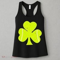Tennis Ball St Patricks Day Shamrock Women's Tank Top thumb 3
